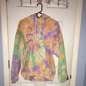 Unisex tie dye hoodie